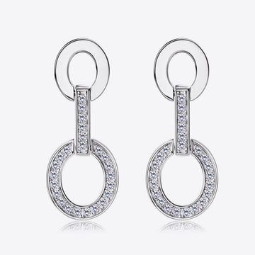 Moissanite Drop Earrings