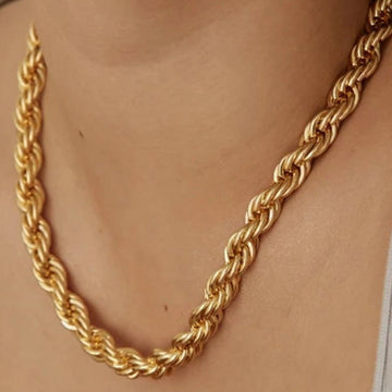 Twisted Rope Chain Necklace